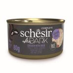 Schesir 80 gr After Dark Sos İçinde Tavuk Etli ve Ördek Etli Tahılsız Yetişkin Kedi Konservesi