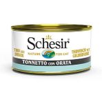 Schesir 85 GR Jöle İçerisinde Ton Balıklı ve Çipuralı Konserve Kedi Maması