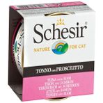 Schesir 85 GR Ton Balık ve Jambonlu Jöleli Konserve Kedi Maması