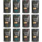 Schesir After Dark 4 Çeşit Karma Pouch Kedi 12x80 gr Yaş Mama