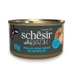 Schesir After Dark 80 gr Tavuklu ve Bıldırcın Yumurtası Pate Kedi Konservesi