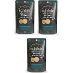 Schesir After Dark Tavuk ve Bıldırcın Yumurtalı Pouch Kedi 3x80 gr Yaş Mama