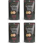 Schesir After Dark Tavuk ve Sığır Etli Pouch Kedi 4x80 gr Yaş Mama