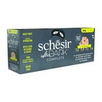 Schesir After Dark Tavuk&Bıldırcın Yumurtası&Sığır&Ördek Et Suyunda Pate Yetişkin Kedi Konservesi Çeşit Paketi 12x80g