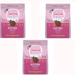 Schesir Born Carnivore 3 x 225 gr Baby Tavuk ve Yumurtalı Tahılsız Yavru Kuru Kedi Maması