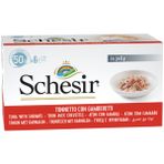 Schesir Cat Jelly Multipack Ton Balıklı ve Karidesli 6x50 gr Kedi Konservesi