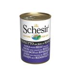 Schesir Jöle İçinde Ton Balık ve Dana Etli Yetişkin Konserve Kedi Maması - 140 Gr 1 Adet