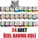 Schesir Konserve Yetişkin Kedi Maması 24 Adet Karma Paket