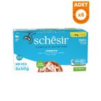 Schesir Multipack Tuna Konserve Kedi Maması - 6 Adet 6x50 Gr