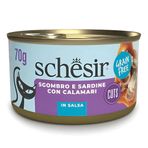 Schesir Sardalya ile Uskumrulu Sos İçinde 70 gr Kedi Konservesi