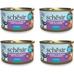 Schesir Sardalya ile Uskumrulu Sos Içinde Tamamlayıcı Kedi Konservesi 70 Gr. x 4 Adet