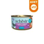 Schesir Sos İçinde Sardalya ve Uskumrulu Yetişkin Konserve Kedi Maması - 70 Gr 12 Adet