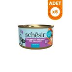 Schesir Sos İçinde Sardalya ve Uskumrulu Yetişkin Konserve Kedi Maması - 70 Gr 6 Adet