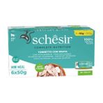 Schesir Tam ve Dengeli Jöle İçinde Ton Balıklı ve Çipuralı Yetişkin Konserve Kedi Maması - 6x50 Gr 1 Adet