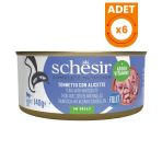 Schesir Tam ve Dengeli Jöle İçinde Ton ve Ringa Balıklı Yetişkin Konserve Kedi Maması - 140 Gr 6 Adet