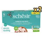 Schesir Tam Ve Dengeli Ton Balığı İle Çipuralı Jöle İçinde Kedi Konservesi Multipack 6X50g X 2 Adet