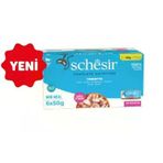 Schesir Tam Ve Dengeli Ton Balığı Pişirme Suyunda Kedi Konservesi Multipack 6X50g