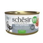Schesir Tamamlayıcı Jöle İçinde Ton Balıklı ve Kalamarlı Yetişkin Konserve Kedi Maması - 70 Gr 1 Adet