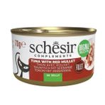 Schesir Tamamlayıcı Jöle İçinde Ton ve Barbun Balıklı Yetişkin Konserve Kedi Maması - 70 Gr 1 Adet