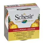 Schesir Tavuk ve Ananas Konserve Köpek Maması - 150 Gr 1 Adet