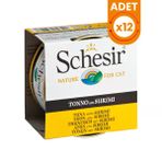 Schesir Ton Balık ve Surimi Jöleli Konserve Kedi Maması - 12 Adet 85 Gr