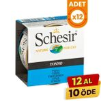 Schesir Ton Balıklı Jöleli Konserve Kedi Maması - 12 Adet 85 Gr