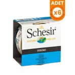 Schesir Ton Balıklı Jöleli Konserve Kedi Maması - 6 Adet 85 Gr