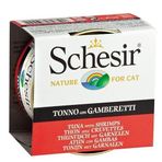 Schesir Ton Balıklı ve Karidesli 85 gr Kedi Konservesi