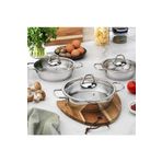 Schäfer Eva Çelik Sahan Seti-6 Prç.-Inox