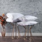 Schäfer Microfiber Yorgan Yastık Seti 3 Prç Beyaz, Standart, Standart