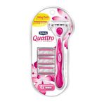 Schick Quattro Kadınlar İçin 1 Tıraş Bıçağı ve 4 Tıraş Bıçağı Yedeği İçeren Değer Paketi
