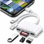 SChitec 3in1 Type-C/Lightning/UsbA to Kart Okuyucu & Usba Dönüştürücü Adaptör
