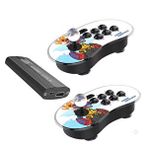 ScHitec 4K Arcade Oyun Konsolu 10000 Retro Oyunlu 2 Kablosuz Joystickli A16 Beyaz