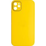 Schitec Deluxe İphone 12 Mat Sarı Kılıf