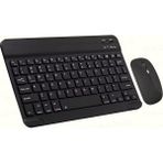 Schitec Kablosuz Klavye Ve Mouse Set Type-C Şarjlı Bluetooth 2.4G Bağlantlılı Siyah