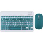 ScHitec Kablosuz Klavye ve Mouse Set Type-C Şarjlı Bluetooth 2.4G Bağlantlılı Yeşil