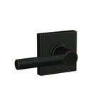 Schlage F10 BRW 716 COL Broadway Kolu Collins Trim Hol ve Dolap Geçidi Kapı Kilidi, Eski Bronz
