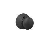 Schlage F170 PLY 622 Plymouth Kapı Kolu, Tek Taraflı Dönmeyen Kukla Kapı Kolu, Mat Siyah