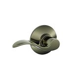 SCHLAGE Lock Company Acc 620 SCHLAGE Accent F10 Düz Dalga Ters Çevrilebilir Kapı Kolu Kilidi, Sağlam, Antik Kalay, Pirinç - F10 ACC 620