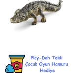 Schleich 14727 – Alligator, Hayvan Oyun Figürü + Play-Doh Oyun Hamuru