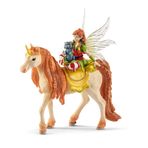 schleich Bayala | Marween simli tek boynuzlu at 70567 | Rakun ile | detaylı figürler | kız ve erkek çocuklar için harika bir hediye | güzel koleksiyon figürleri | 5 yaş ve üstü oyun figürü | 3