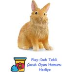 Schleich Schleıch Aslanbaş Tavşanı, Oyuncak Figür + Play-Doh Oyun Hamuru