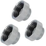 Schläfer 614113 3 Adet - Musluk Adaptörü Erkek Dişi, Dişli m22x1 İç x 1/2 Dış, Pirinç Redüktör, Neoperl Havalandırıcı ile Uyumlu