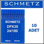 Schmetz DPX35 Ses Serv7 Deri Makinesi Iğnes 24/180 Numara - Gümüş