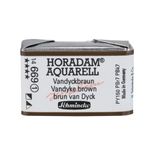 Schmincke 669 Vandyke Brown Seri 1 Horadam Aquarell 1/1 Tablet Sulu Boya