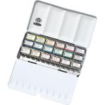 Schmincke 74318 Horadam Aquarell 18 X Tam Tablet Metal Kutu Artist Sulu Boya Seti