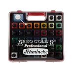 Schmincke 81136 Aerocolor Professional 37x28 ml Plastik Kutu Boya Seti + Aeroclean Temizleyici