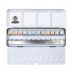 Schmincke Akademie 12 Renk 1 2 Tablet +12 Tablet Yeri 75 412 Sulu Boya