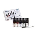Schmincke Aqua Drop Sıvı Sulu Boya Seti 5 Renk x 30 ml (+ Liner)