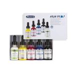 Schmincke Aqua Drop Sıvı Sulu Boya Seti 5 Renk x 30 ml (+ Opaque White)